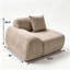 Canapé d'angle modulaire en chenille de 100 cm-965543850