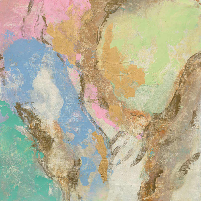 Retro Jewel Tones II by Silvia Vassileva - Wrapped Canvas Painting, 76cm H x 76cm W x 3.8cm D