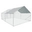 XPT034 Outdoor Chicken Coop Metal Big Space 13*10*6FT
