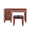 Ensemble de meuble-lavabo traditionnel couleur cerise avec tiroirs de rangement 1 pièce