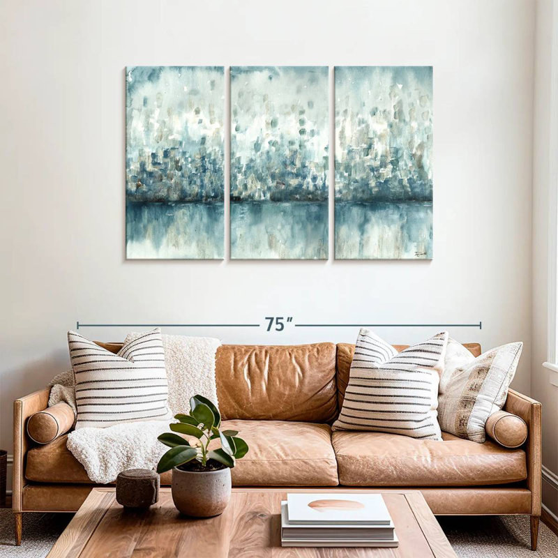 Avery Lakeside Abstract, 36" H x 57" W