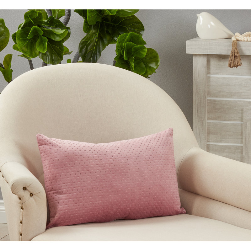 Reversible Throw Pillow, Lavender