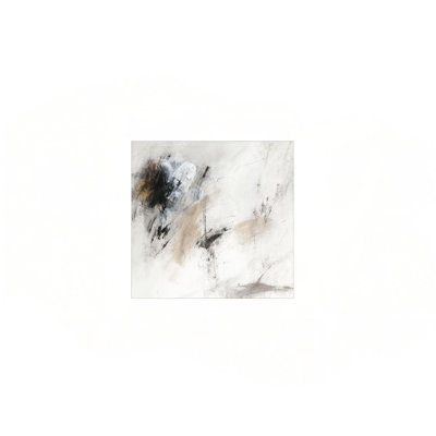 Beige Abstract Sketch LinesCanvas Print Premium Modern Home Wall Art 24 x 24 Inch