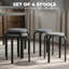 Powder Coated Steel Accent Stool