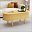 Table basse à plateau relevable cannelé avec compartiment caché-432480254