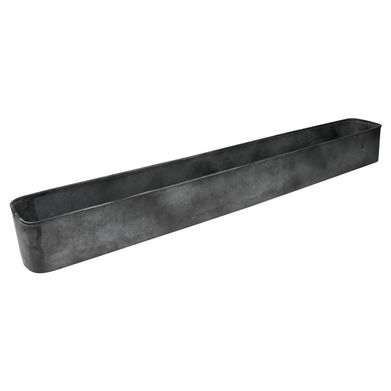 Rafferty Metal Planter Box, 5" H x 37" W x 4.5" D