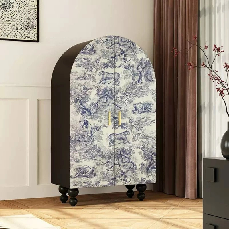 Armoire moderne à double porte minimaliste