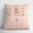 Mikes 100% Wool Throw Square Pillow-690280680