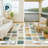 Machine Washable Indoor/Outdoor Chantille ACN2501 Squares Rug-100369951-100369936