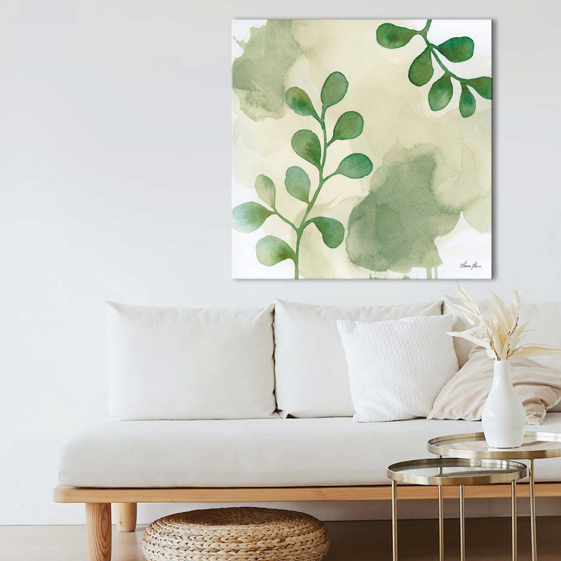 Woodland Walk II (Square) par Laura Horn, reproduction, H 36 po x l 36 po x P 1,5 po, Toile tendue
