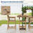 Outdoor Patio Bar Table for 2-4 – HDPE All-Weather, Umbrella Hole, Spacious for Poolside Backyard-1768948074