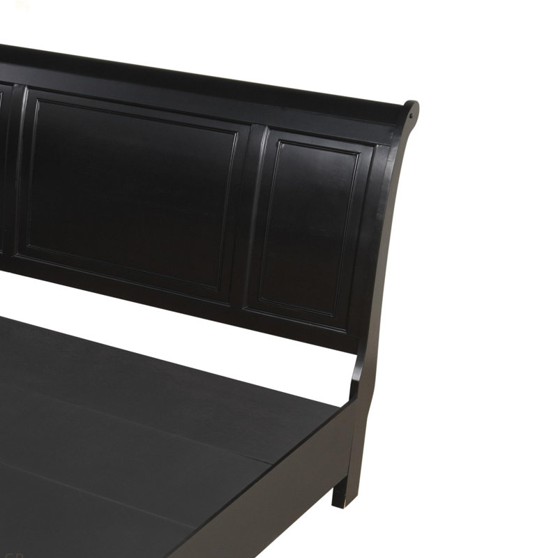Grand lit Meade G8925A-QB, noir, Noir, Grand lit