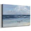 Plage trio sur toile tendue-501303060