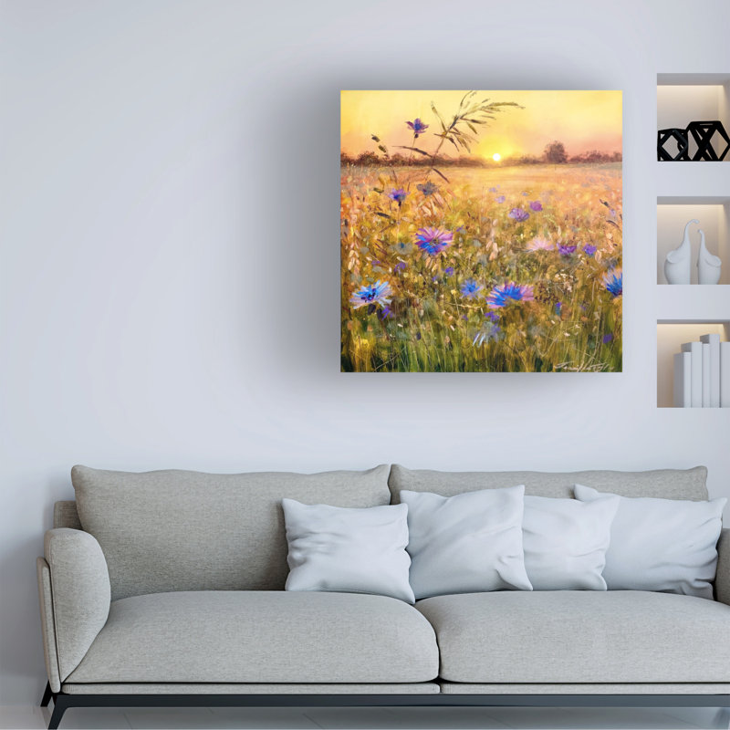 Art sur toile «Jennifer Golden» par Jennifer Taylor, H 24 po x l 24 po