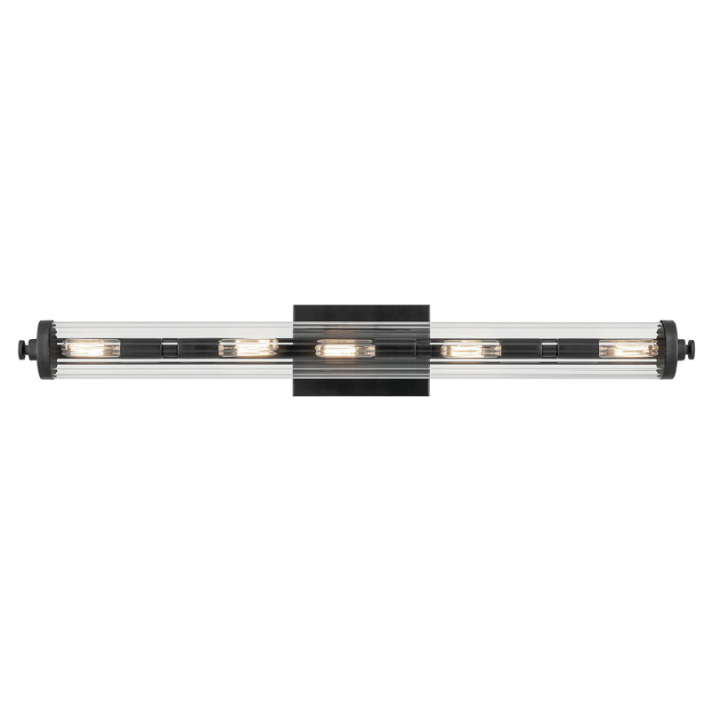Tarves 5 - Light Dimmable Vanity Light, Black