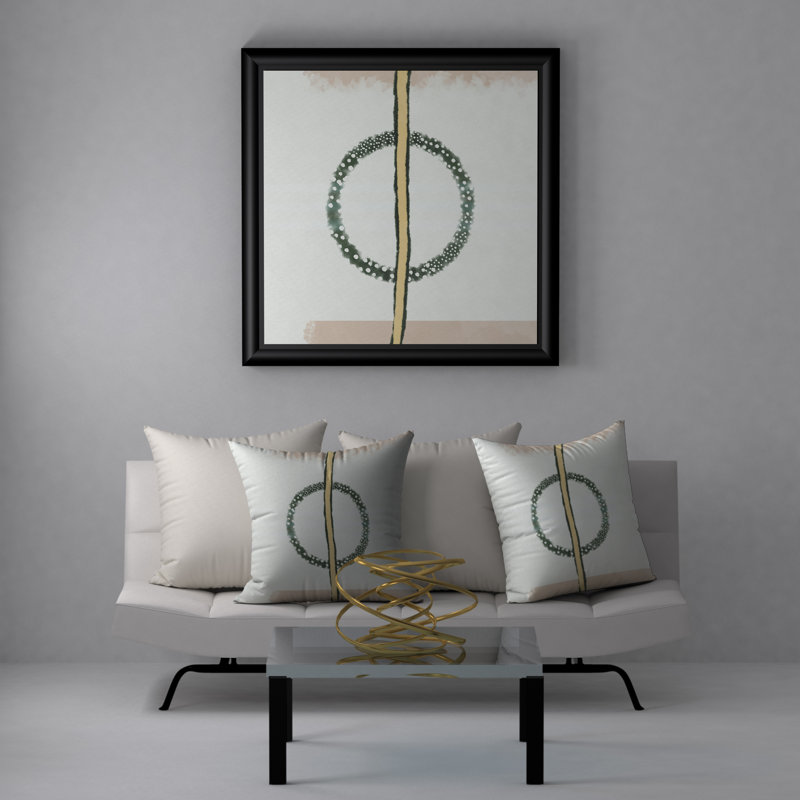 Reversible Throw Pillow, 18" x 18"