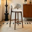 Chaise d'appoint à dossier bas en noyer (ensemble de 4)-133058614-133058619