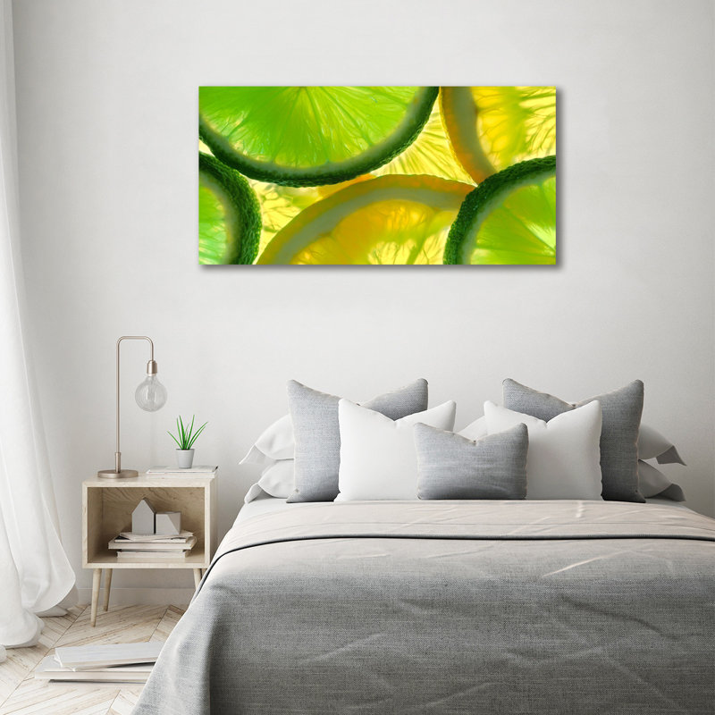 Lime And Lemon - No Frame Print on Canvas