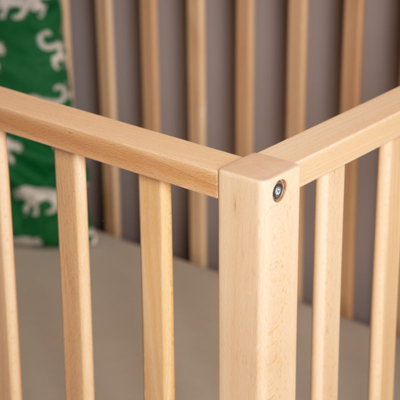 GreenGuard Certified 3 -in-1 Convertible Crib, Natural