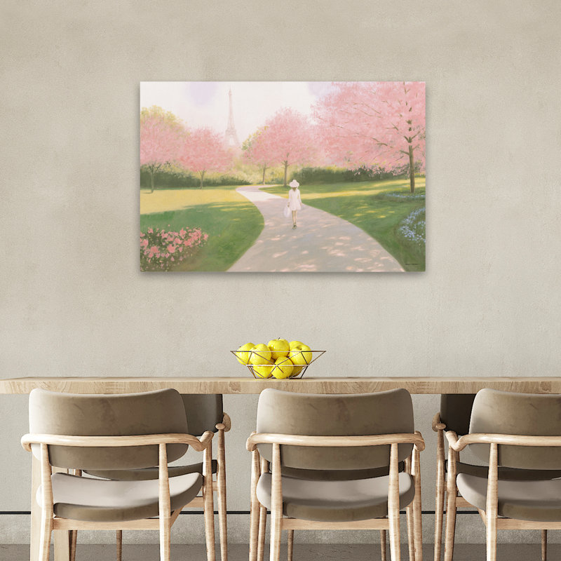 Printemps français et contemporain à Paris II, H 36 po x l 24 po