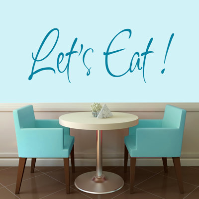 Adhésif décoratif «Let's Eat»