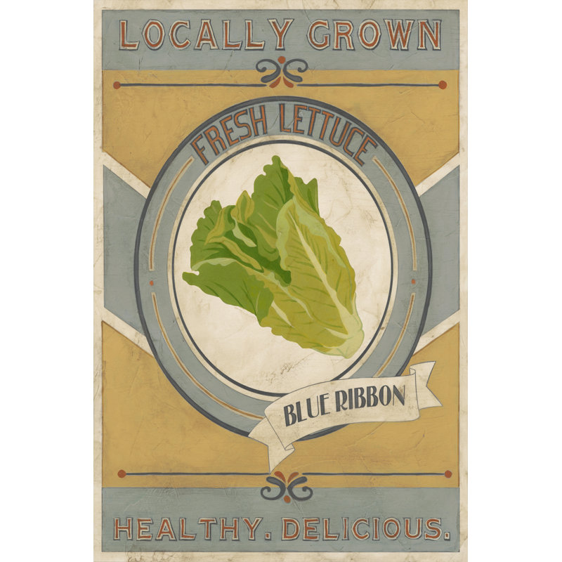 Vintage Produce Sign IV by June Erica Vess - Wrapped Canvas Art Prints, 76cm H x 51cm W