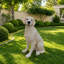 Statue de chien Labrador d'extérieur