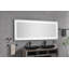 Miroir de salle de bain 96 po x 36 po à DEL avec façade et rétroéclairage, miroir de meuble-lavabo mural, anti-buée, mémoire, 3 couleurs, réglable en continu-804279343