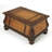 Aallyah 38 in. W Bombe 1 Drawer Old World Map Trunk Table