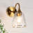 Coleridge Metal Gold Armed 1-Light Wall Sconce ETL Certified
