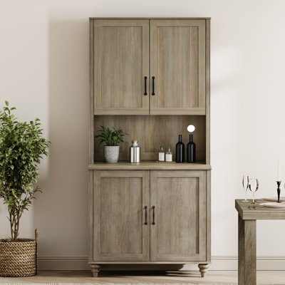 Sideboard Buffet Cabinets, Kitchen Storage Cabinets With Wood Doors, Study Room Bookcase, Bookshelf With Storage Cabinet, Farmhouse Library Bookshelve