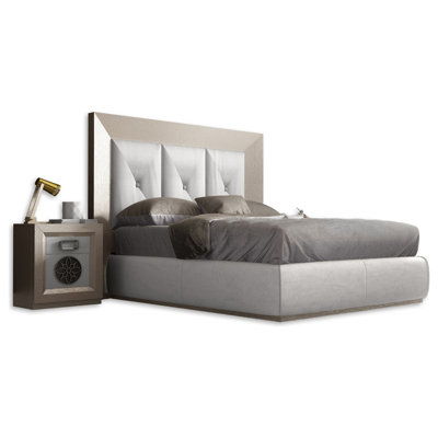Upholstered Panel Bed