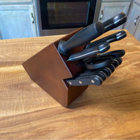 Henckels Solution 12-piece Knife Block Set - Walnut & Reviews