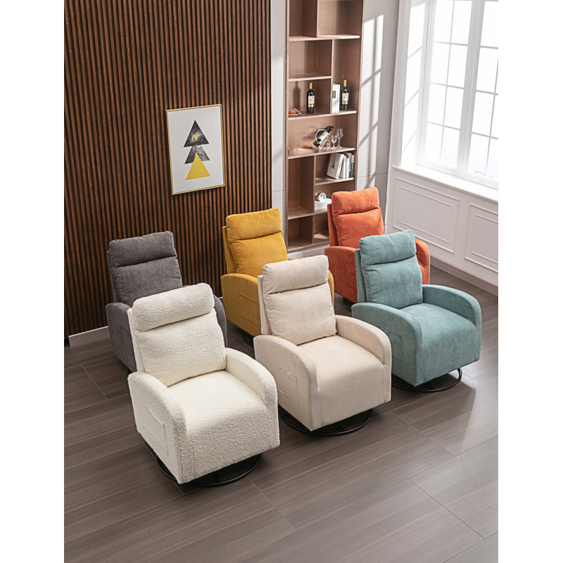 Chaise berçante, Polyester orange