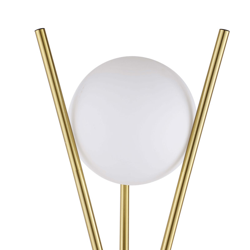 Lampe trépied Cade or
