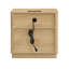 Table de chevet avec prise et port USB Charging