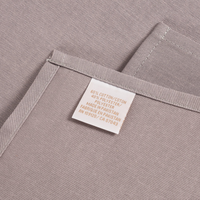 Serviettes de table de 20 po Chateau, Gris