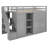 Functional Loft Bed With 3 Shelves-1196935655
