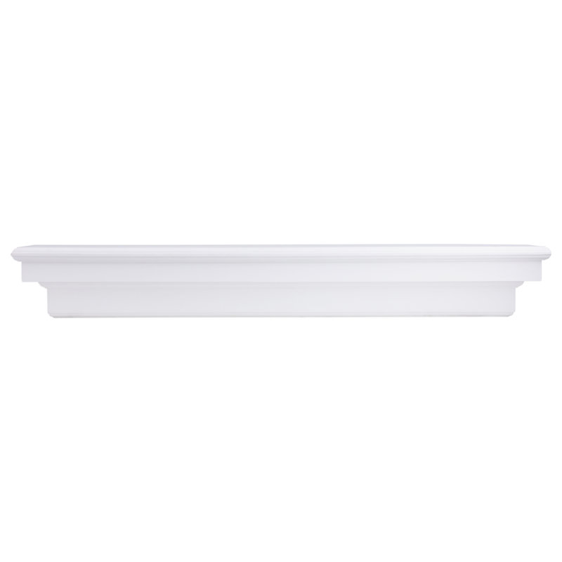 Tablette de manteau Dogbel, 48", Blanc