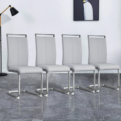 Upholstered Metal Dining Chair