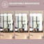 Chrishayla Metal Rectangle Floor Mirror