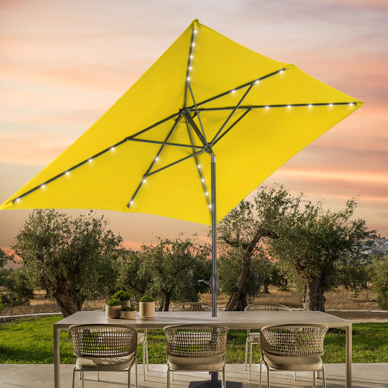 Parasol de marché Sabree 72 x 108, Jaune citron