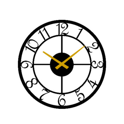 PLATINUM-Wall Clock Medium-