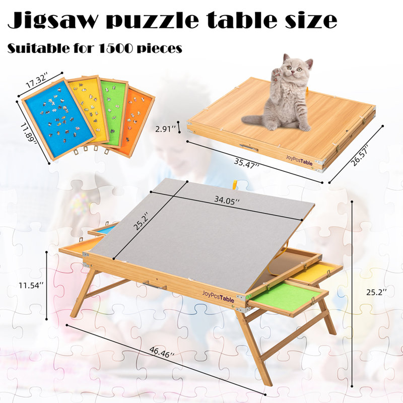 Table pour casse-tête