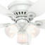Ventilateur de plafond encastré à 5 pales de 46 po avec chaînette et ensemble d'éclairage inclus Hatherton-23681174