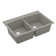 Karran Quartz 33'' X 22'' Double Bowl 50/50 Top Mount Drop-in Kitchen Sink Kit