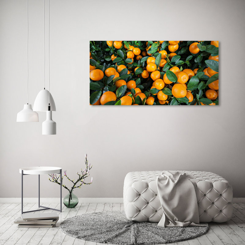Tangerines - Wrapped Canvas Print