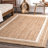 Ankita Bordered Jute Area Rug-1119353998