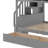 Twin Over Full Bunk Bed with Built-In Stairs-2119065572