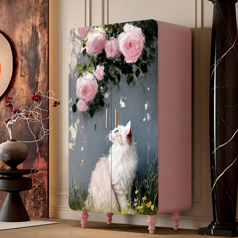 Household independent cream style wardrobe